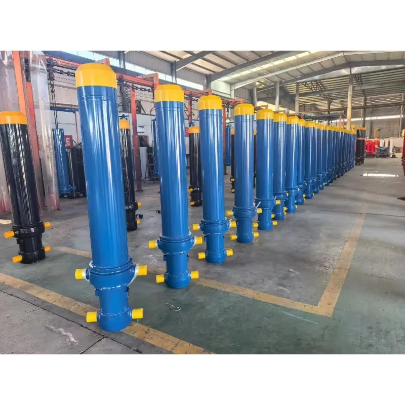 Heavy-duty Single and Double-acting Telescopic Hydraulic Cylinders, Suitable for Dump Truck Trailers, Factory Direct Sales.