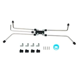 Complete Stainless Steel Steam Vent Coolant Crossover Kit Engines Coolant Crossover Steam Vent Kit For LS1 LS2 LS3 LS6 LS7 LSX