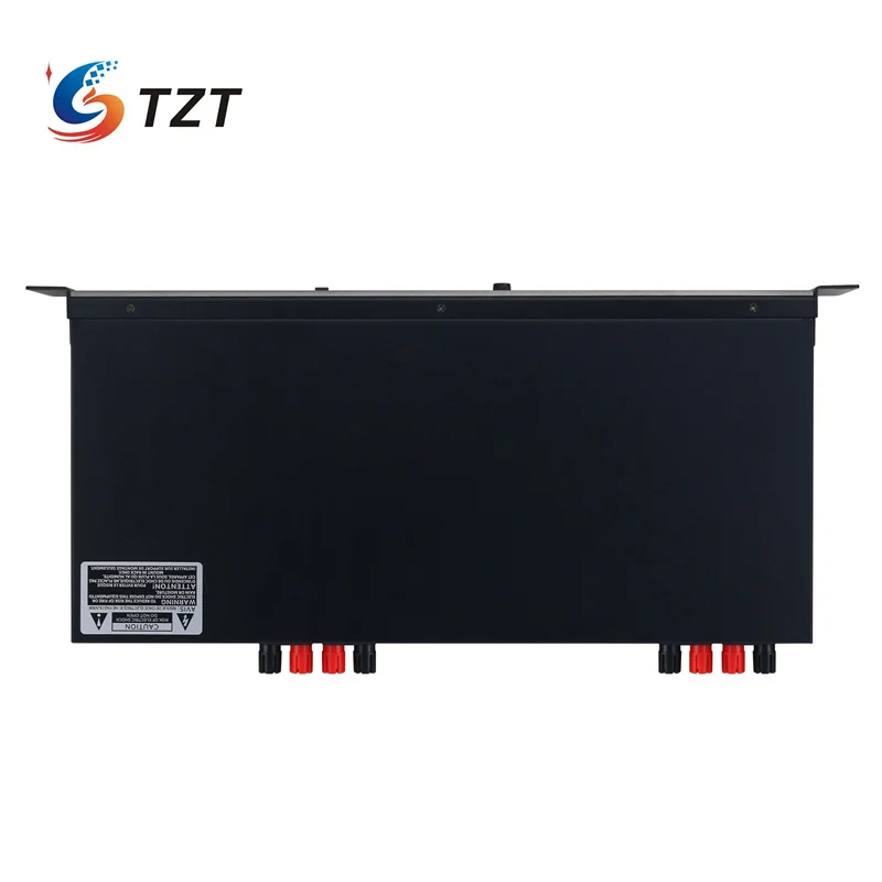 TZT 1000Wx4 전문 후면 스테이지 전력 증폭기 무대 성능 KTV 고출력 디지털 CA 듀얼 오디오 증폭기