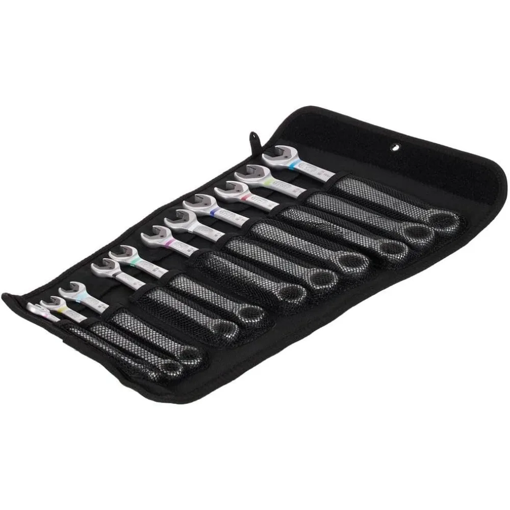 05020013001 6000 Joker , 1 Set of ratcheting Combination Wrenches, 11 Pieces