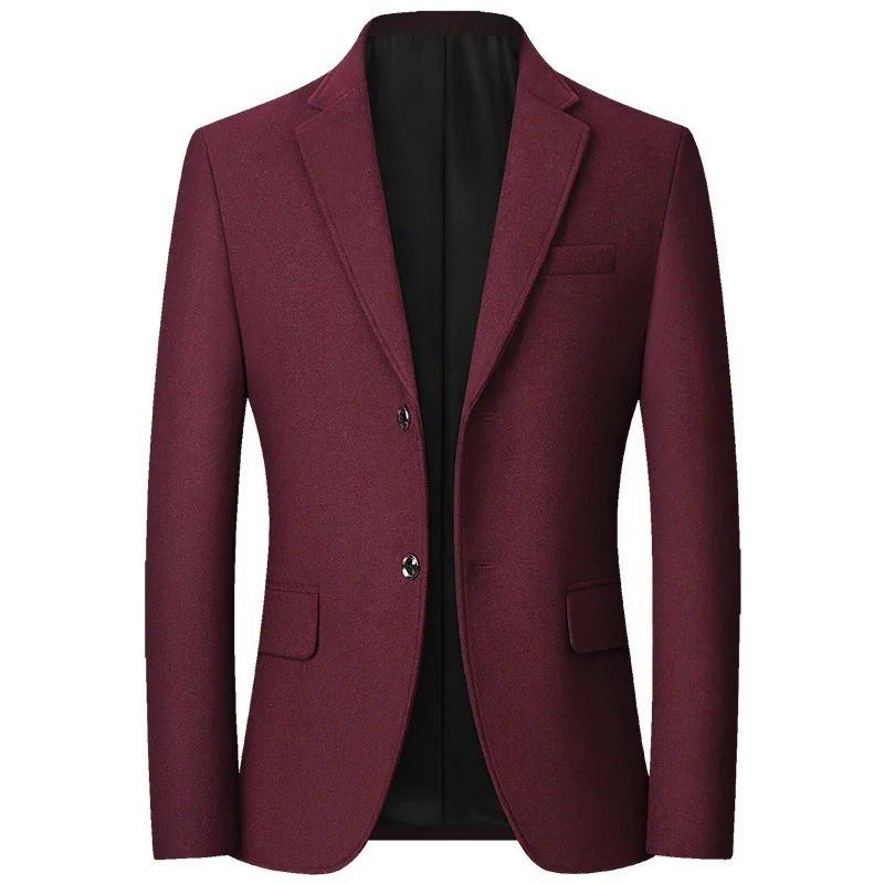 Men Suits Blazers Coats Cashmere Business Casual Formal Suits Coats Good Quality Male Slim Fit Blazers Jackets Blazers Coats 4XL