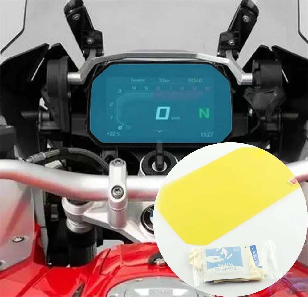 Cluster-Kratzschutzfolie Displayschutz für BMW R1200GS LC Adventure R1250GS ADV C400X R1250R R1250RS F850GS F750GS – Detail 3
