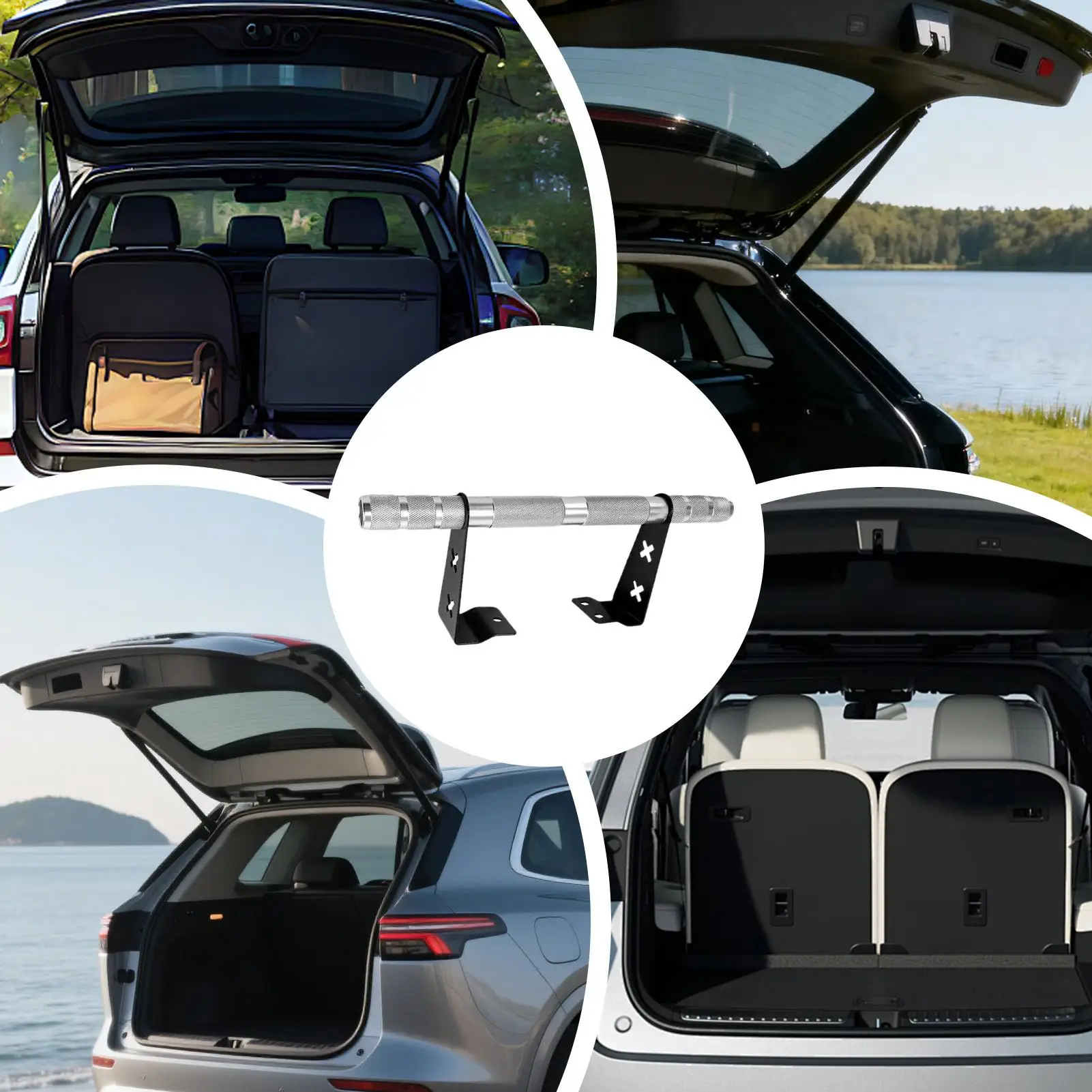 

Exterior Car Door Handles Exterior Metal Door Lever Rear Gate Opening Assistance Grip For Outside Passenger Back Car Trunk