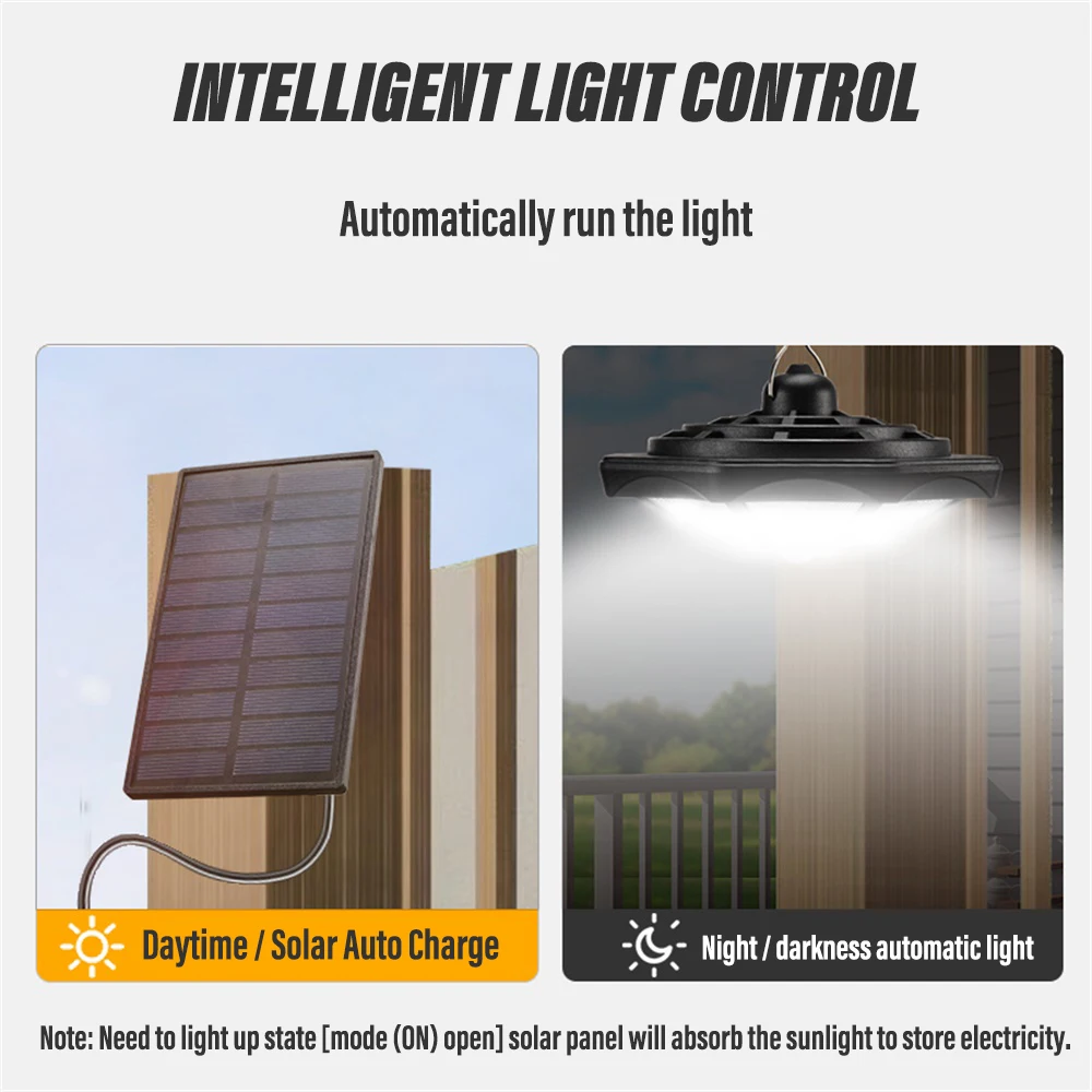 Super bright solar split chandelier Infrared sensor light Garden light With intelligent light control Long life