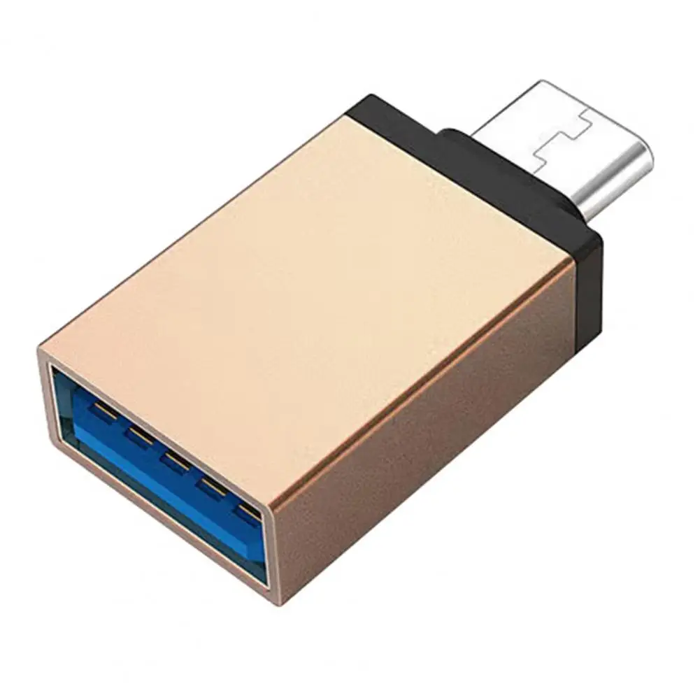 OTG Type-C Converter Practical Aluminum Alloy Creative Design Computer Accessories OTG Type-C Adapter Data Cable Adapter