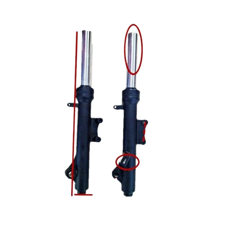 Electric vehicle accessories front shock absorber hydraulic front fork front shock absorber pipe disc brake pedal car reduction