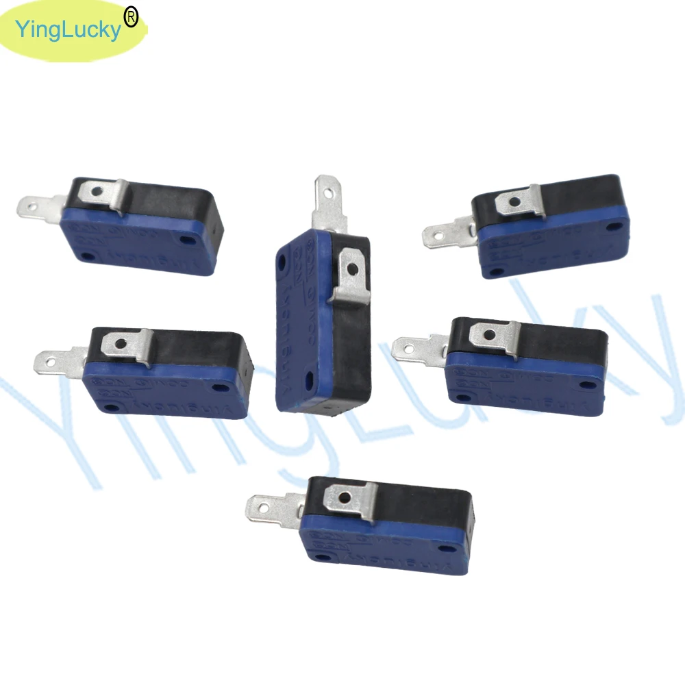 100 шт. микропереключатель для Кнопка для игровых автоматов 2 терминала микро переключатель для кнопки/аркадная игра части машины/Аксессуары для шкафов