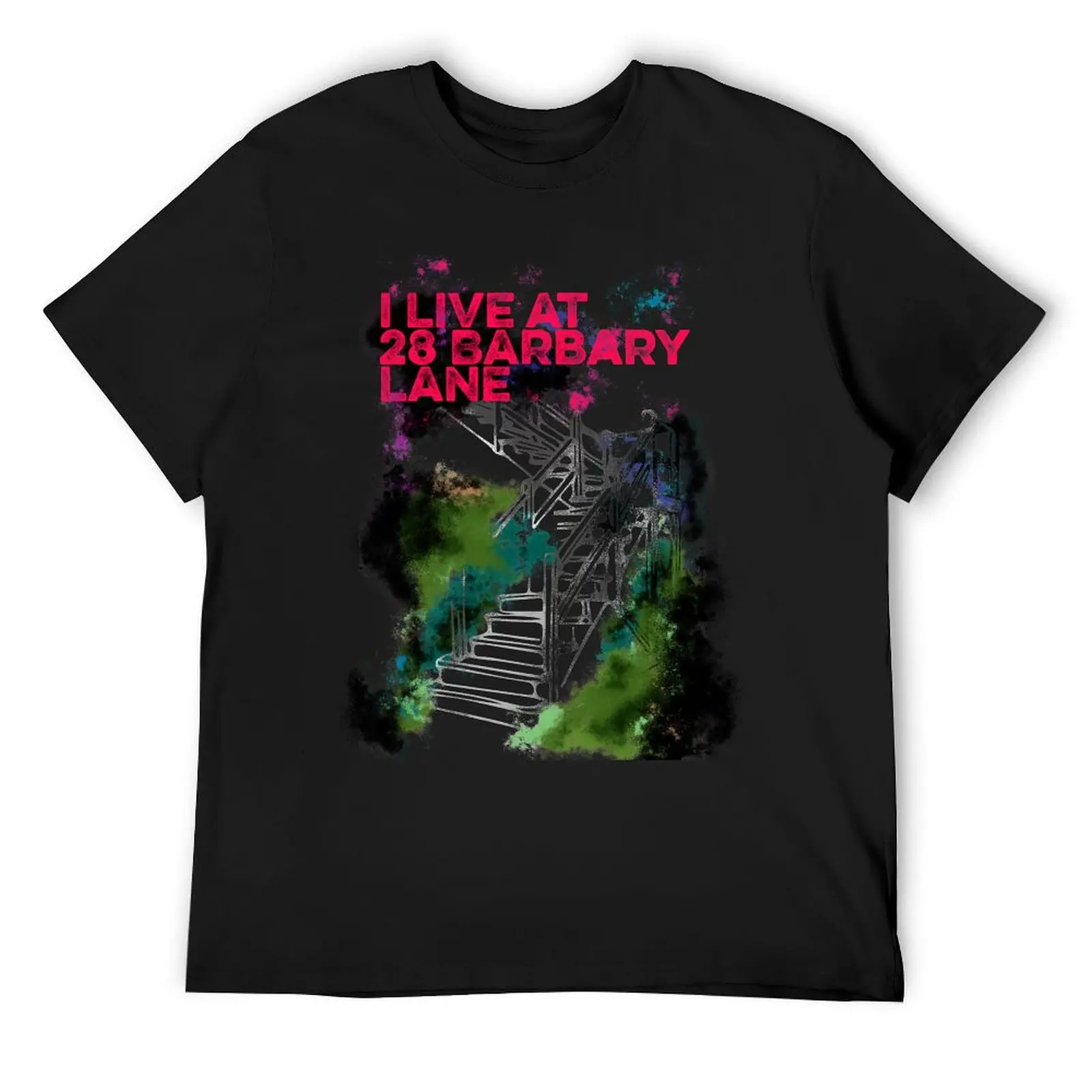 

I live at 28 Barbary Lane - Tales of the City T-Shirt blue lock cute clothes cotton man t-shirts men tshirt