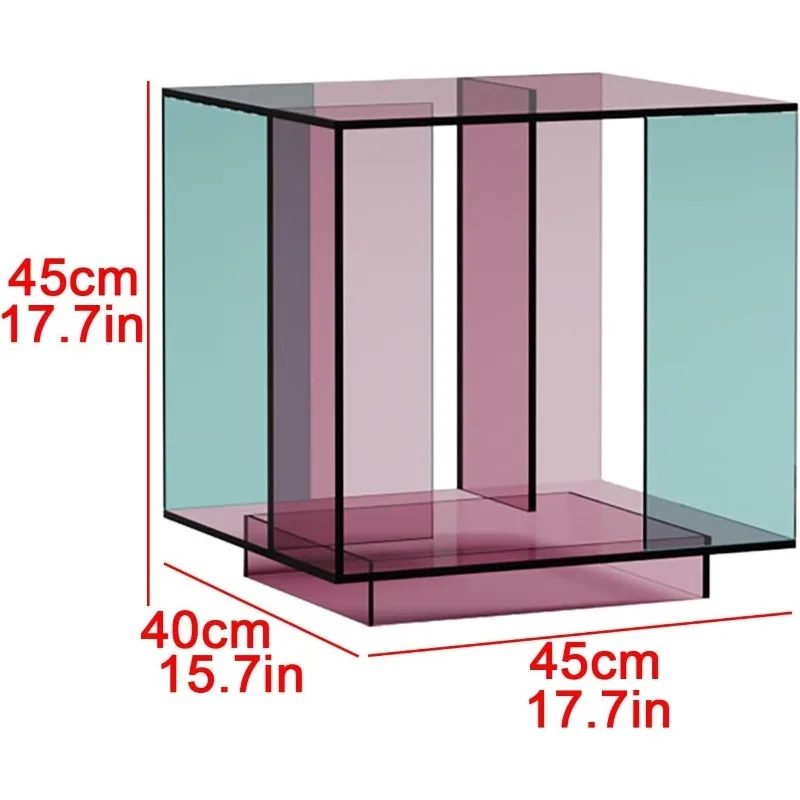 Modern Designer Acrylic Coffee Table New Side Table for Living Room Bedroom Magazine Rack Use Home Furniture