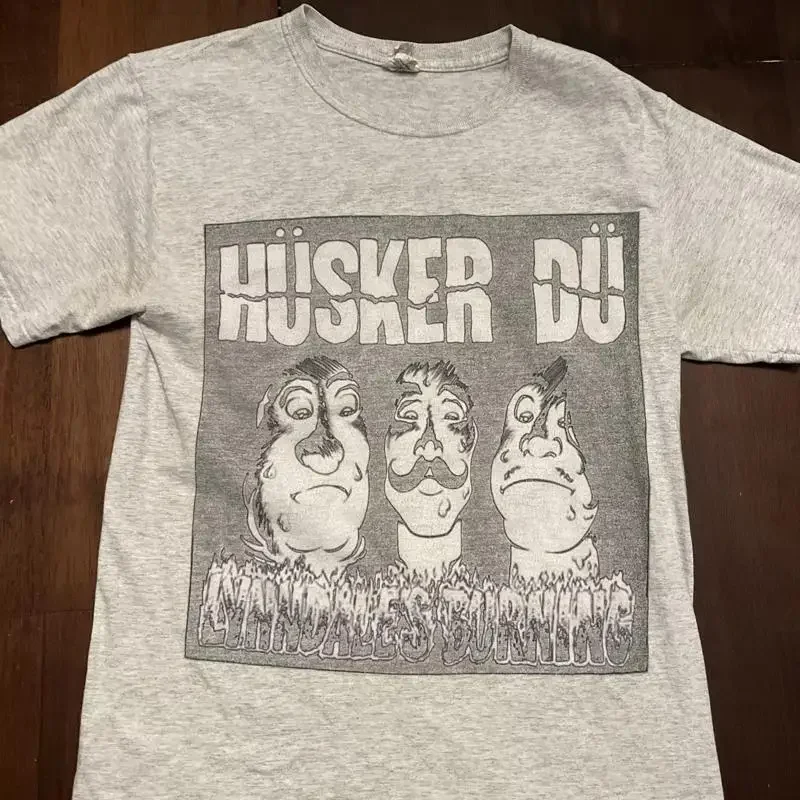 Husker Du Lynndale s Burning Punk Band T Shirt Full Size 5XL