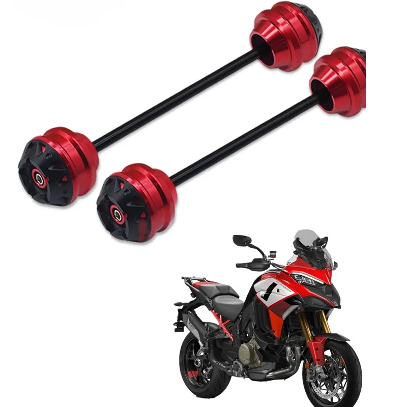 

Front Rear Wheel Fork Slider Axle Crash Protector Cap multistrada For Ducati Multistrada V2 V4 Motorcycle Accessories