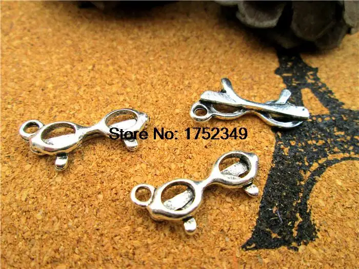 125pcs/lot--   Antique Tibetan Silver Eyeglasses Charms Pendants ,DIY Supplies 21x10mm