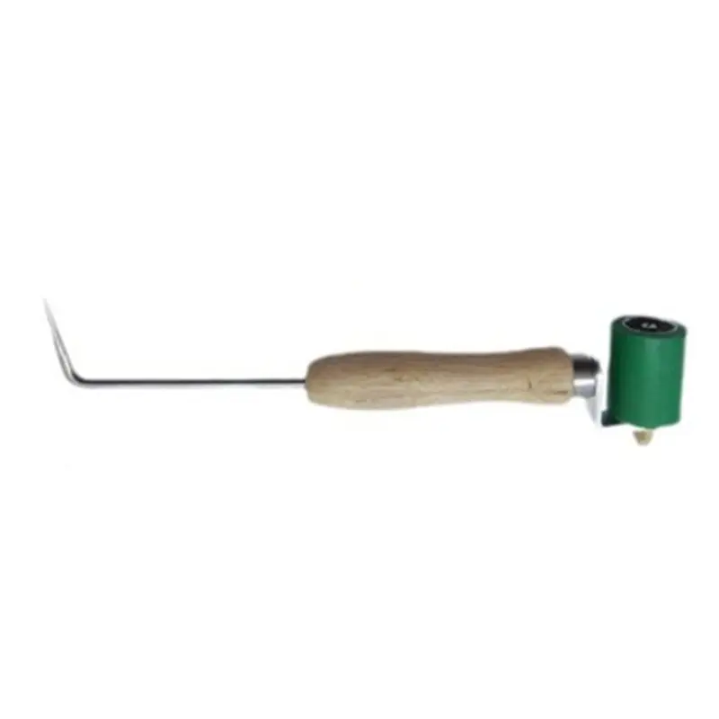 AB15-لـ PVC/EPDM أسطوانة التماس للتسقيف ذات الطبقة الواحدة - سيليكون 40 مم مع مقبض خشبي، تتضمن مسبارًا #5