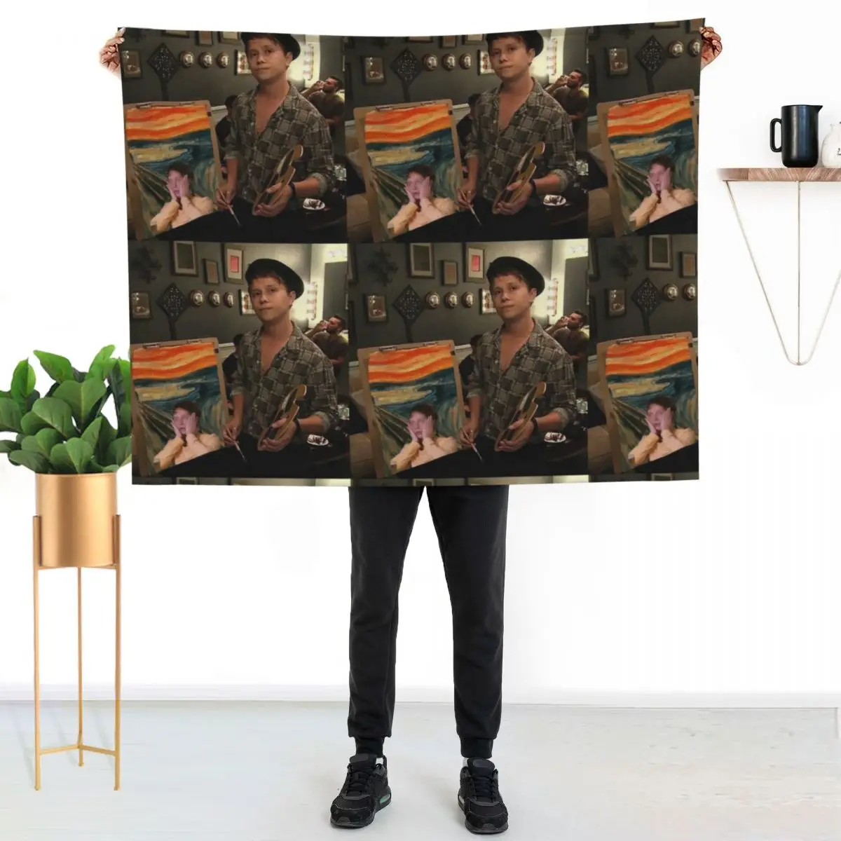 

conor the artist Throw Blanket Thin Soft Blanket for Summer Night Sleeping