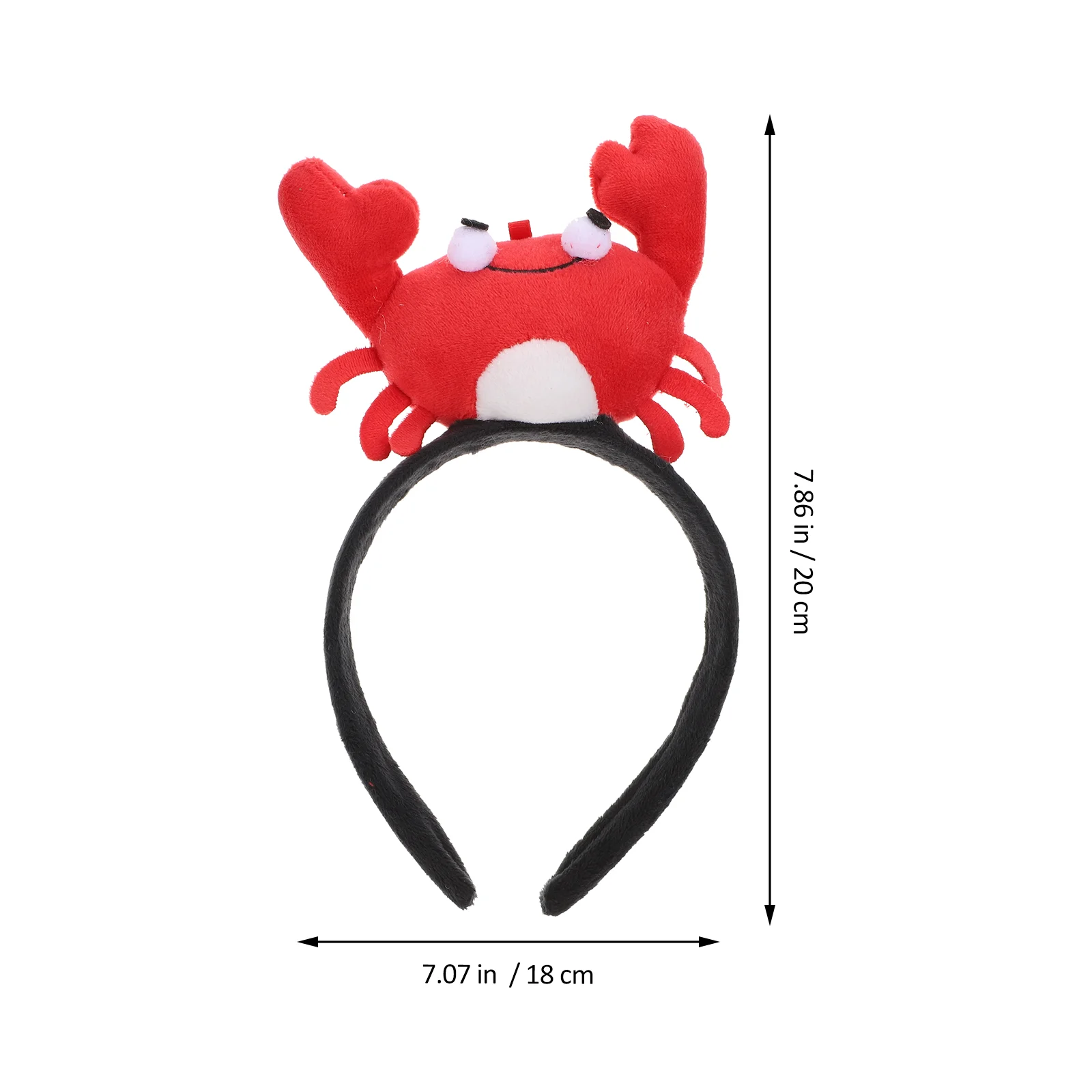 Lobster Crab Head Buckle Animal Costumes for Kids Hair Ties Halloween Clothes Creative Hoop Cute