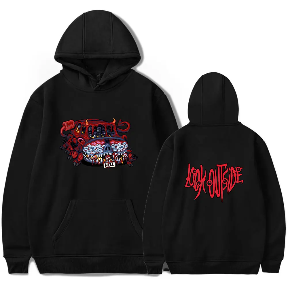 

Look Outside Merch Hoodies Man/Woman Sweatshirts Printed Casual Clothes