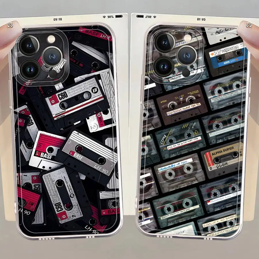 حافظة لهاتف آيفون 12 Mini XR 7 8 16 15 14 Plus 13 12 11 Pro MAX 17 Air 16e غطاء هاتف ناعم