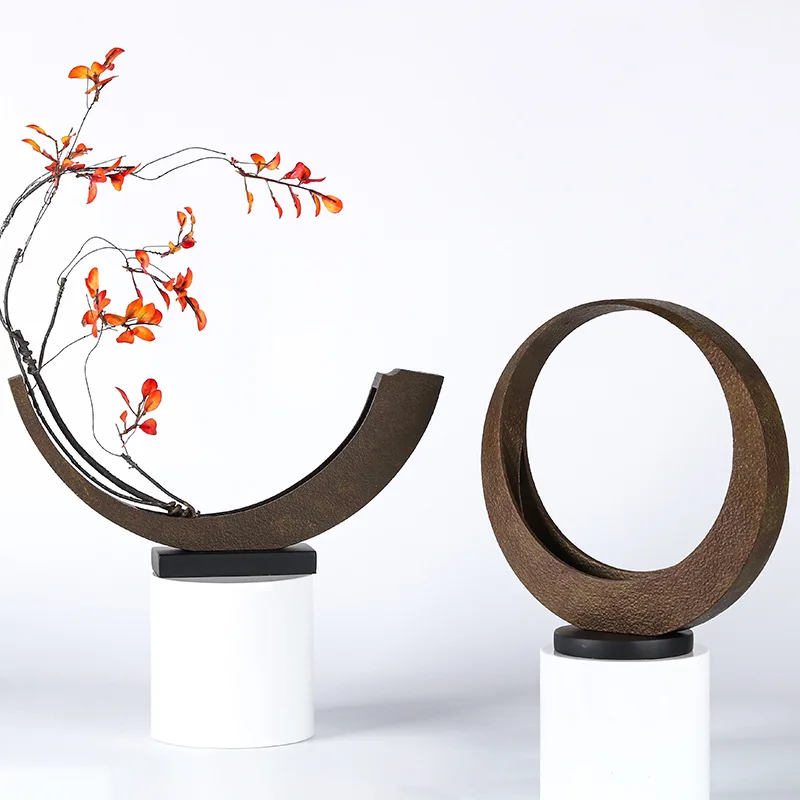 

New Chinese Moonlight Flower Dynasty Art Vase Home Coffee Table Model Room Jewelry Wabi Sansan Wind Bogu Frame Ornament