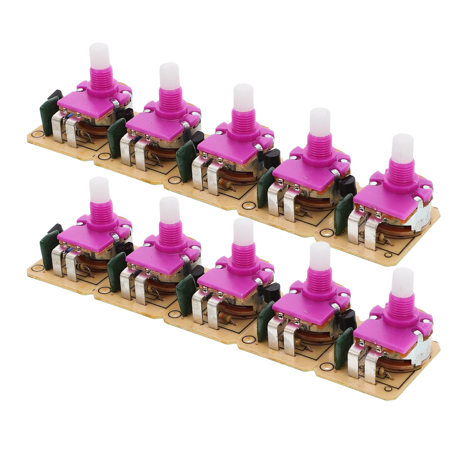 

10Pcs Silicon Controlled Rectifier Micro Adjustable Dimmer Switch Multi Use Bulb Dimmer for Indoor Outdoor Light Dimming Control