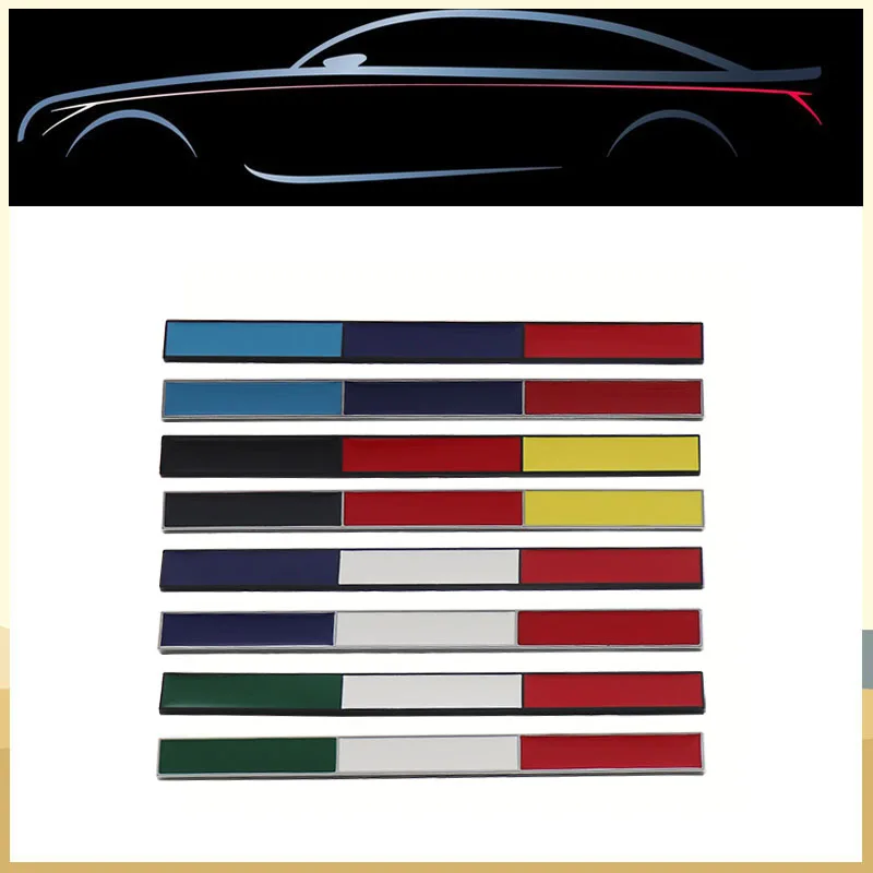 3D Car Styling Germany France Italy Flag National Flag car Fender trunk Decal Emblem Badge Sticker for RAV4 Prius Camry Crown