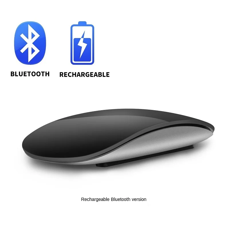 Rechargeable Silent Multi Arc Touch Mice Bluetooth 5.0 Wireless Mouse Ultra-thin Magic Mouse For Laptop Ipad Mac PC Macbook