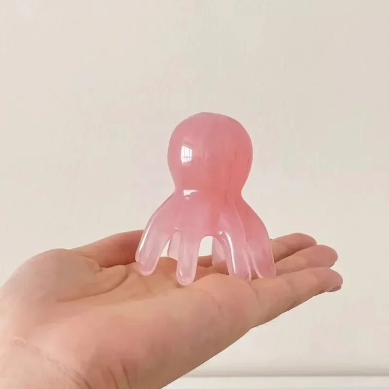 Oktopus-Massagekamm Kopf-Meridian-Schaber Kopfhaut-Massagebürste Akupunktur SPA Gua Sha Werkzeug zur Linderung von Müdigkeit – Detail 10
