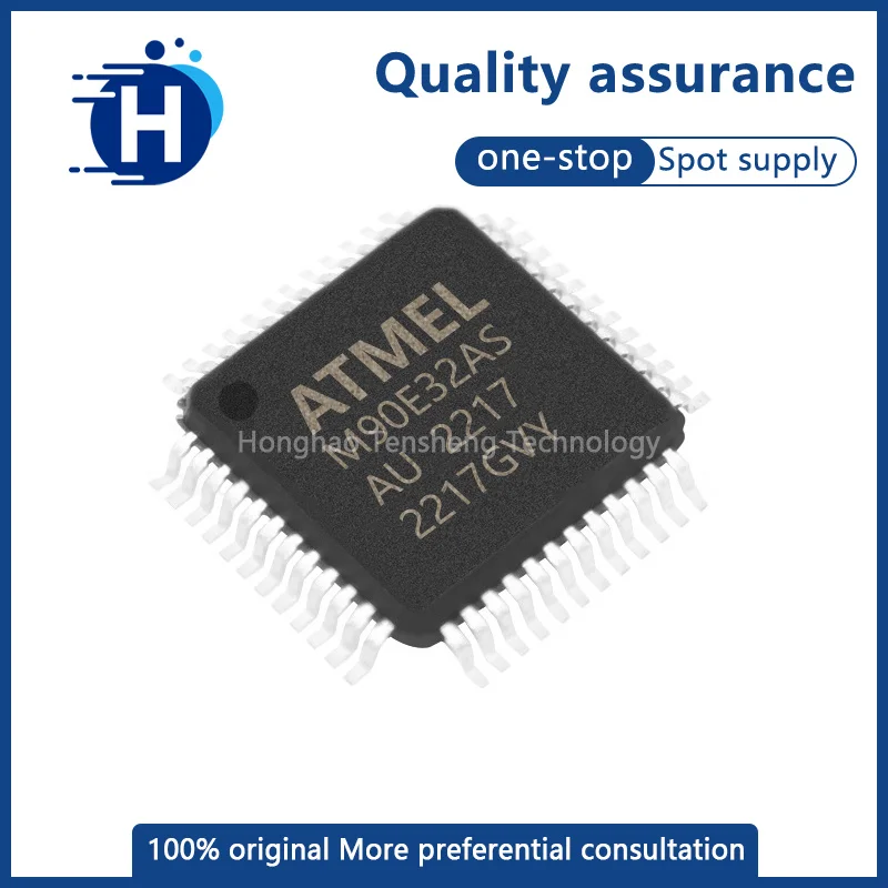 Atm90e32as-au TQFP-48 analog switch IC chip, new original, genuine