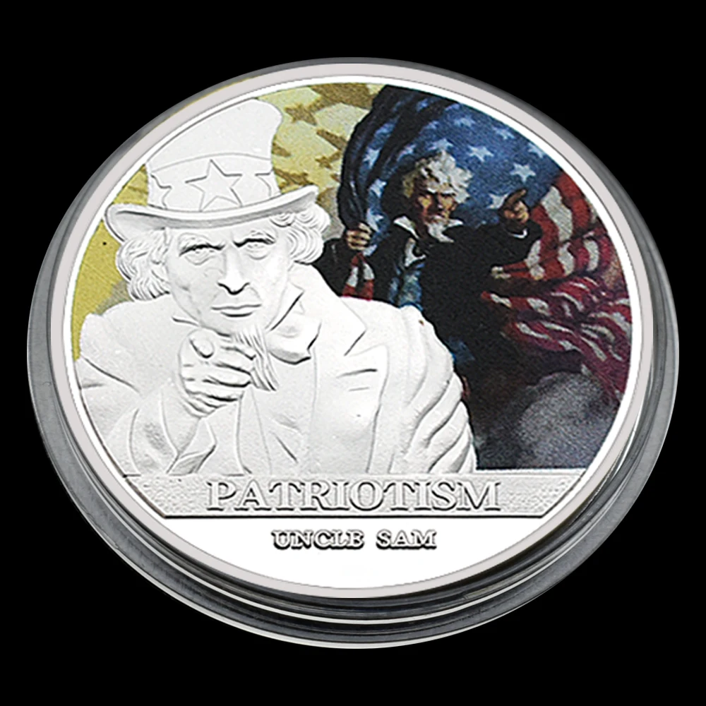 

To The 100. Anniversary of World War I Silver Plated Commemorative Coin with Plastic Case Souvenir Medal Collect Gift