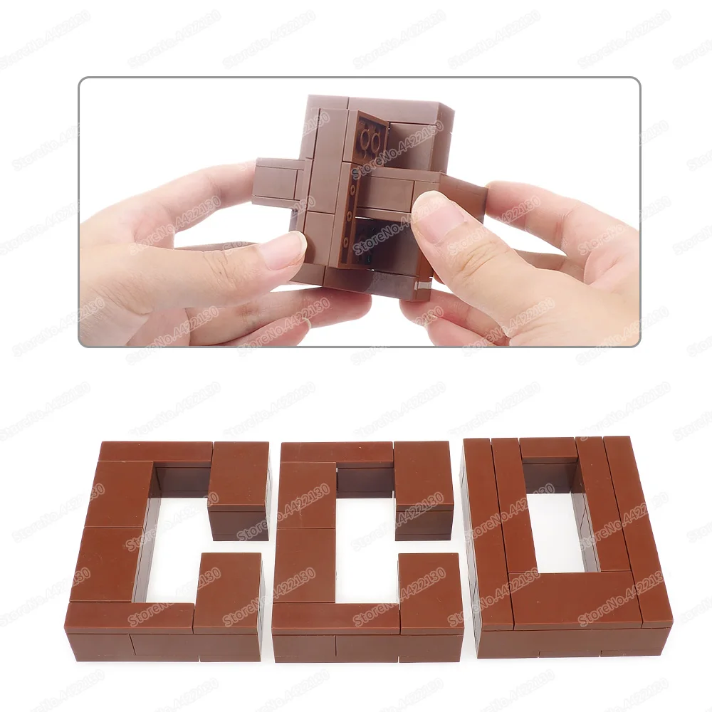 Kong Mingsuo Building Block Assembled Moc Unlock Pressure Detachable Freed Classical Luban Lock Model Child Gift Educational Toy