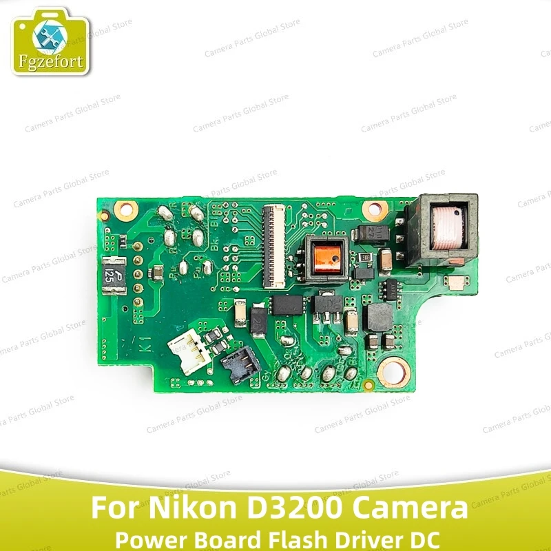 Nikon d3200,pcbパワーボードフラッシュドライブ,Pcam powerboard,Foldepad,カメラの交換,スペアパーツ,DC