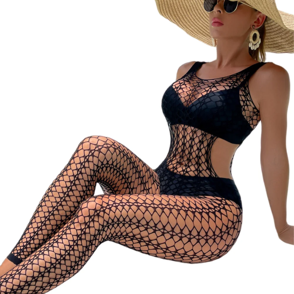 

Женская одежда, комбинезоны, комбинезоны, популярные женские эротические комбинезоны из сетчатой ткани тедди, модные порно комбинезоны с открытой спиной