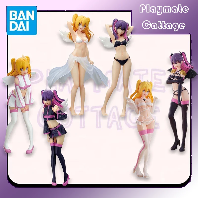 

In Stock BANDAI Original BANPRESTO 2.5 Dimensional Seduction Miriella/Mikari Liliel/Ririsa Anime Figure Model Toy Gift Children