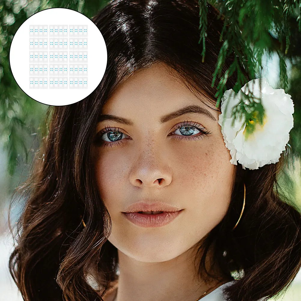 

240 Pcs Double Sided Tape Waterproof Stickers Eyelid Strips Smoothing Patches Travel V Face