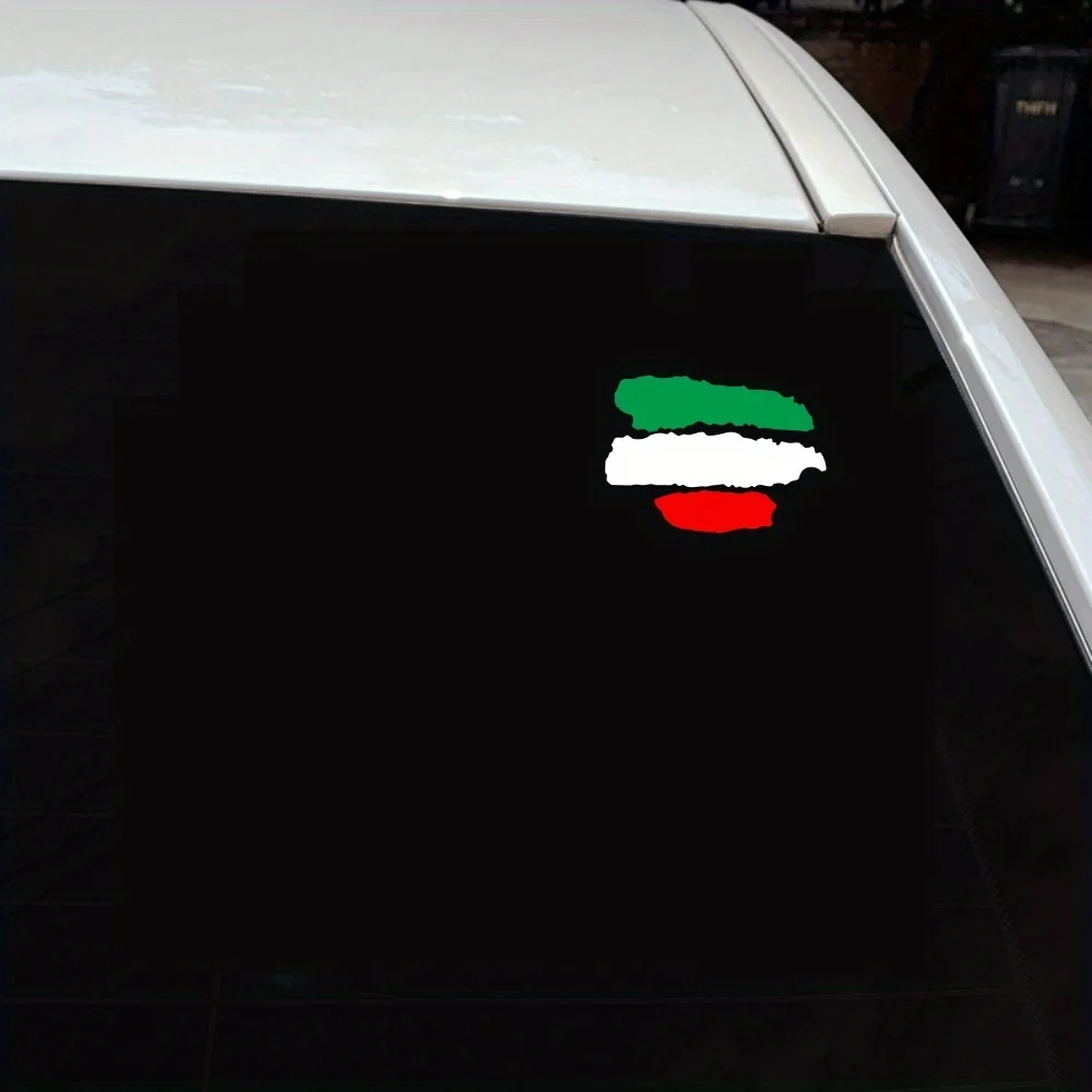 

1 шт./3 шт./6 шт. зеленые, белые, красные, нерегулярные полосатые наклейки, водонепроницаемые виниловые наклейки для декора автомобиля, ноутбука