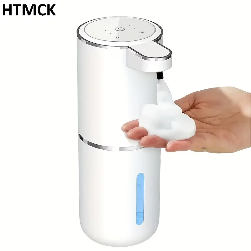 HTMCK Touchless Automatic Foam Soap Dispenser Visible Tank 4 Gear Adjustable Foam Volume Sensor Soap Dispenser
