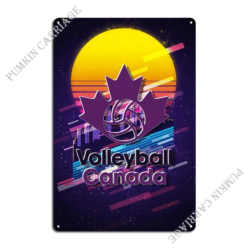 Volleyball Metal Plaque Poster Wall Cave Party Custom Wall Decor Tin Sign Poster