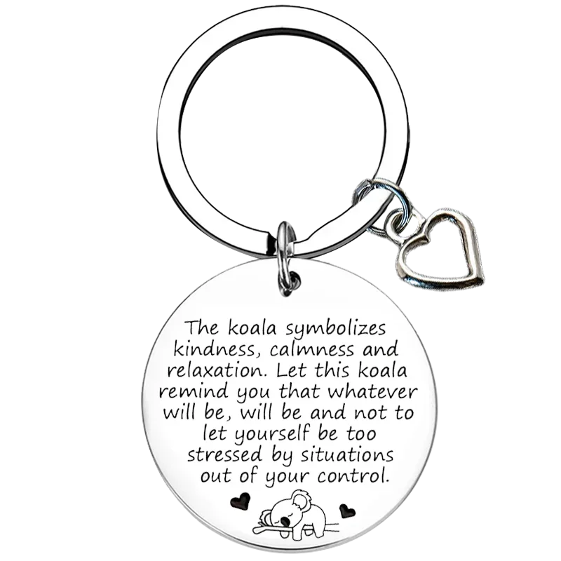 New Koala Bear Appreciation Keychain Best FriendKey Rings Sister Daughter Granddaughter birthday gift