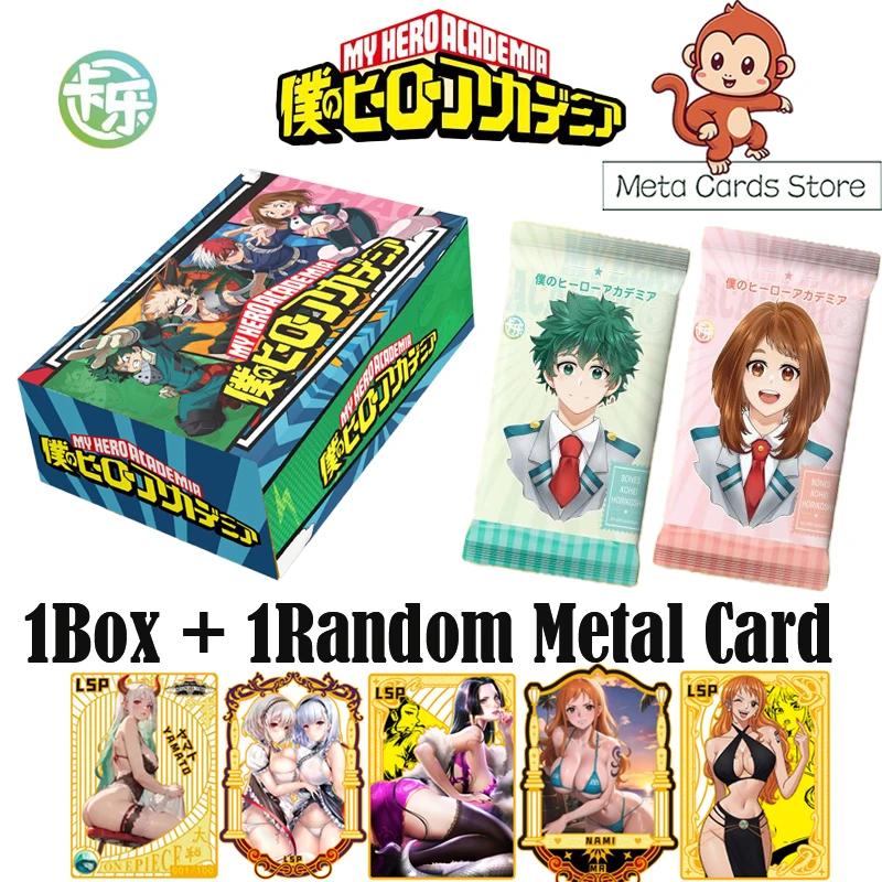 

Hot Anime My Hero Academia Collection Card Hobby Anime CCG Doujin Game Card Booster Box Kids Toy GIfts