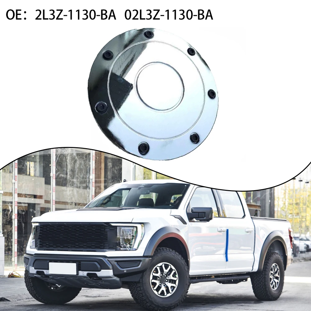 For Ford F-150 Chrome Center Cap Wear-resistant Anti-corrosion Non-deformation Replacement Installation For F-150 For Ford