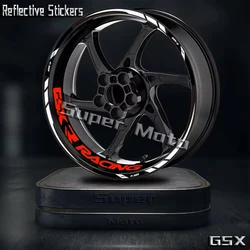 For GSXR 600 750 1000 150 GSX-R K1 K3 K4 K5 K6 Reflective Wheel Sticker Hub Decal Rim Stripe Tape Accessories Waterproof