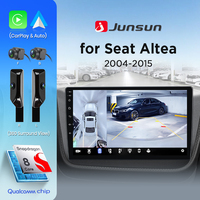 Junsun 360° Panoramic Camera Car Radio For Seat Altea 2004 2005-2015 Wireless CarPlay Android Auto Screen Stereo GPS Navi BT