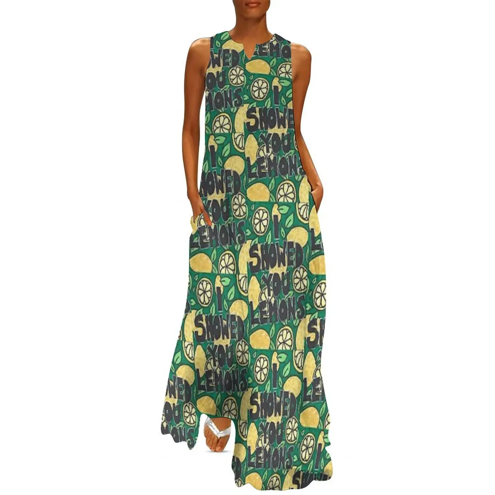 

I showed you lemons. Long Dress Clothing Women's summer dresses summer dress daily dresses summer