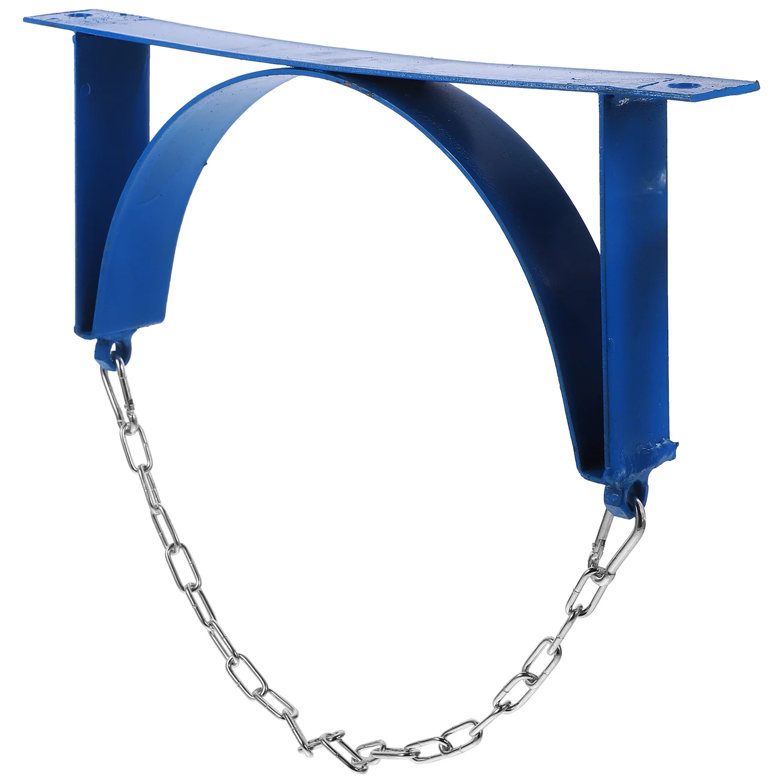 

Gas Cylinder Wall Mount Bracket Propane Tank Holder Heavy Duty Iron Based Secure Holder for Workshop Lab Factory Non-Slip Design