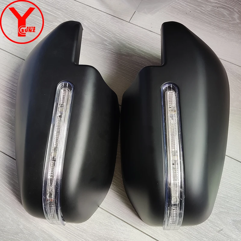 

LED Door Mirror Cover For Toyota Rav4 Hilux Revo Rocco Fortuner Innova 2016 2017 2018 2019 ABS Car Styling Auto Part Accessories