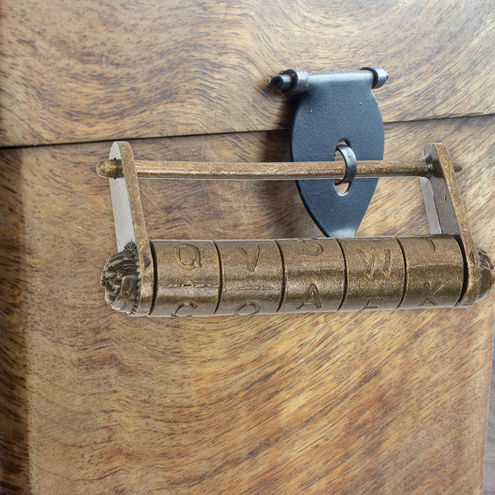 

Retro Password Lock Decorative Vintage Letter Locks Zinc Alloy Chinese Style Padlock Door