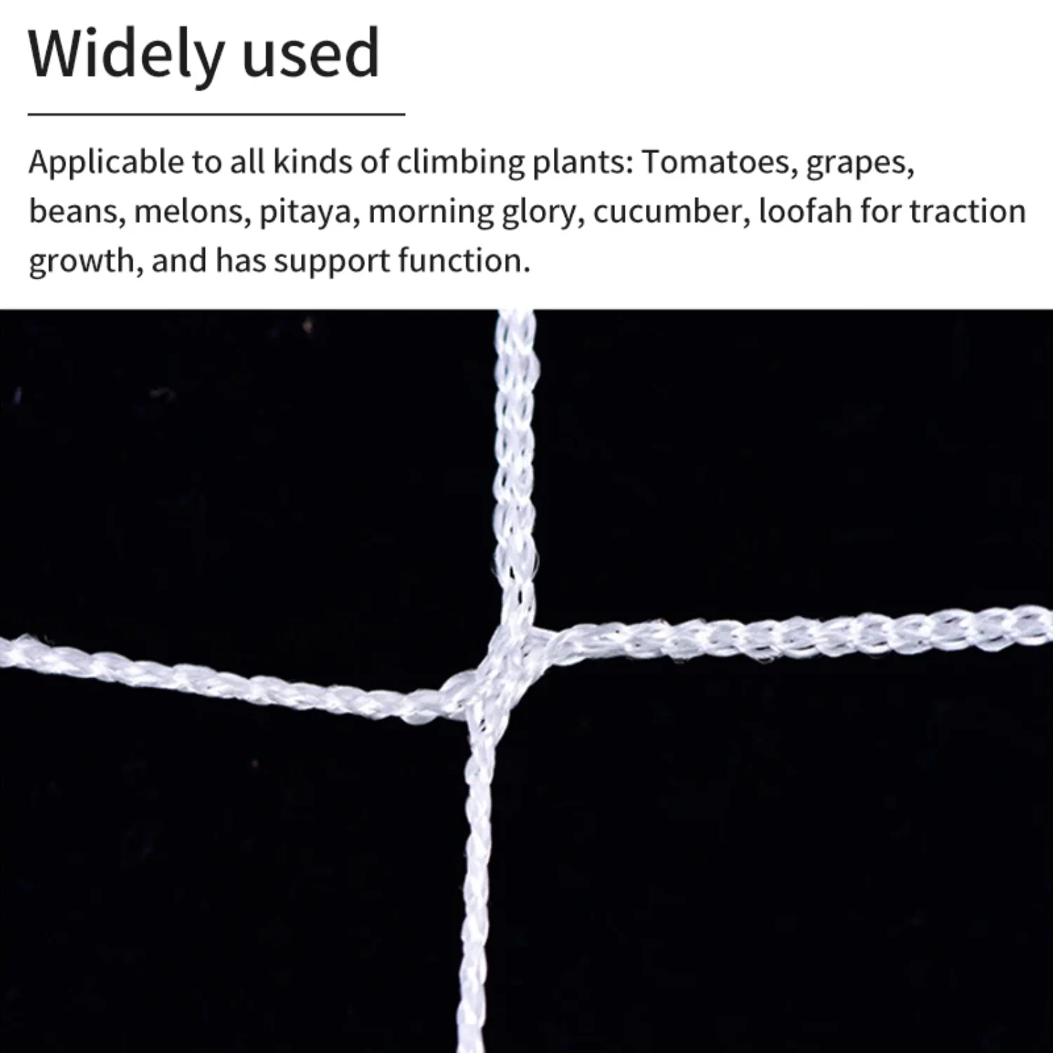 Garden Plants Climbing Net Polyester Net Morning Glory Flower Vine Netting Support Net Grow Net Holder Trellis Netting Multi Use