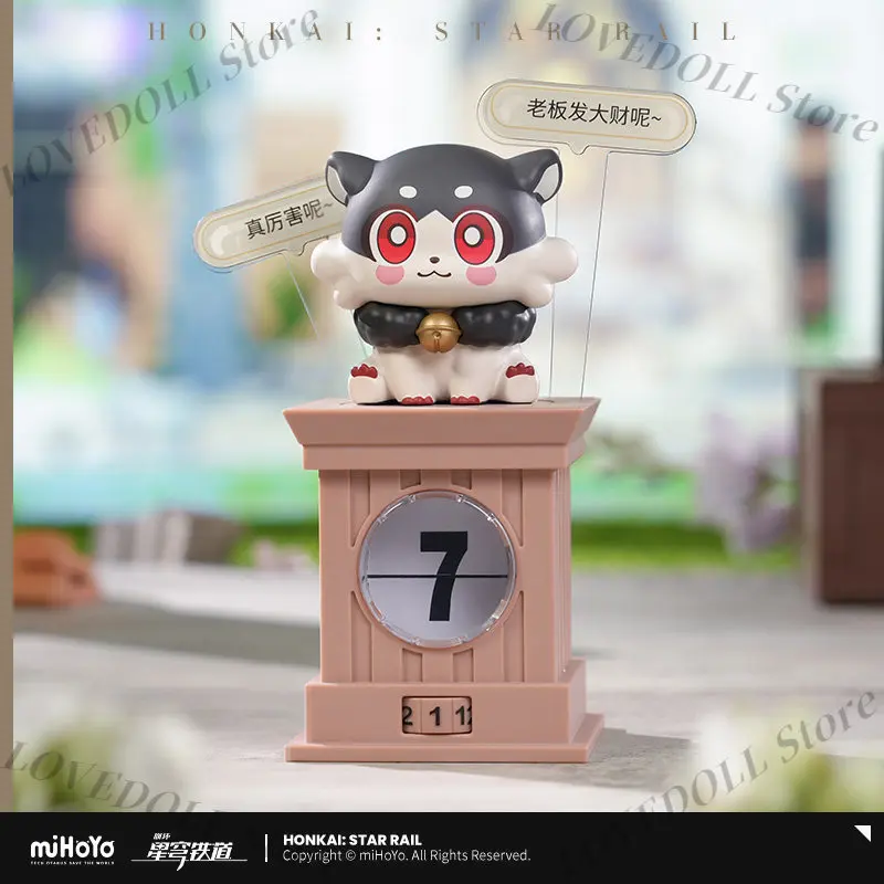 

Honkai: Star Rail Серия AwooAwoo: Официальный настольный вечный календарь-украшение, модель для рабочего стола, мультяшная ПВХ-кукла-игрушка miHoYo