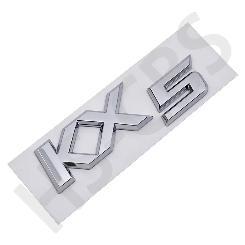 1pcs 3D ABS K3 K4 K5 KX5 Letter Emblem Car Stickers Rear Trunk Body Letter Decal Stickers Car Exterior Accessories