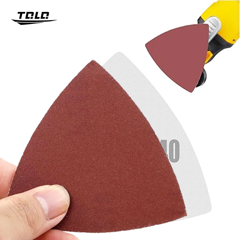 

Triangle Sandpaper Abrasive Tools 80*80*80mm Alumina Material Woodworking Metal Polishing and Grinding Disc Tools Accessories