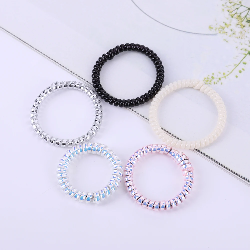 พวงกุญแจตุ๊กตาไอดอล 5 ชิ้น เชือกพลาสติกหลากสี ป้องกันการสูญหาย เชือกพันแบบคงที่สำหรับตุ๊กตาและจี้